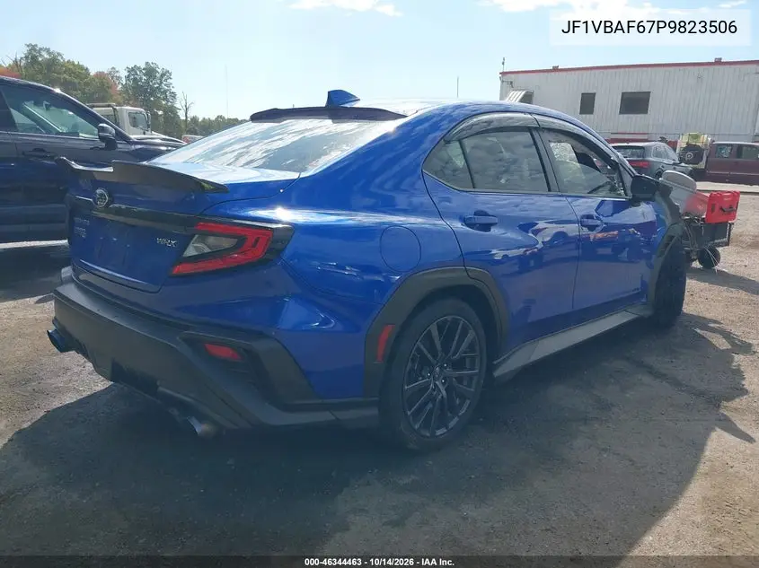 2023 SUBARU WRX VIN JF1VBAF67P9823506 — фото 4
