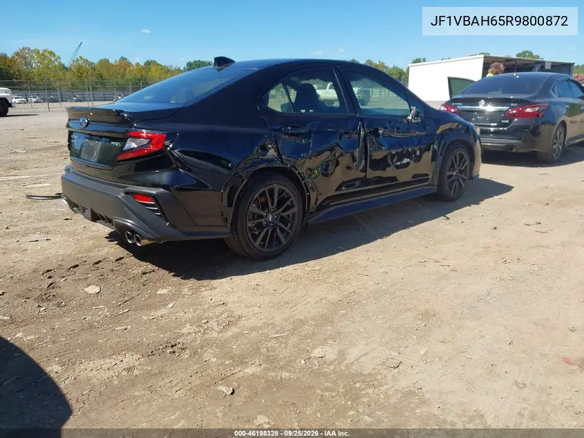 2024 SUBARU WRX VIN JF1VBAH65R9800872 — фото 4