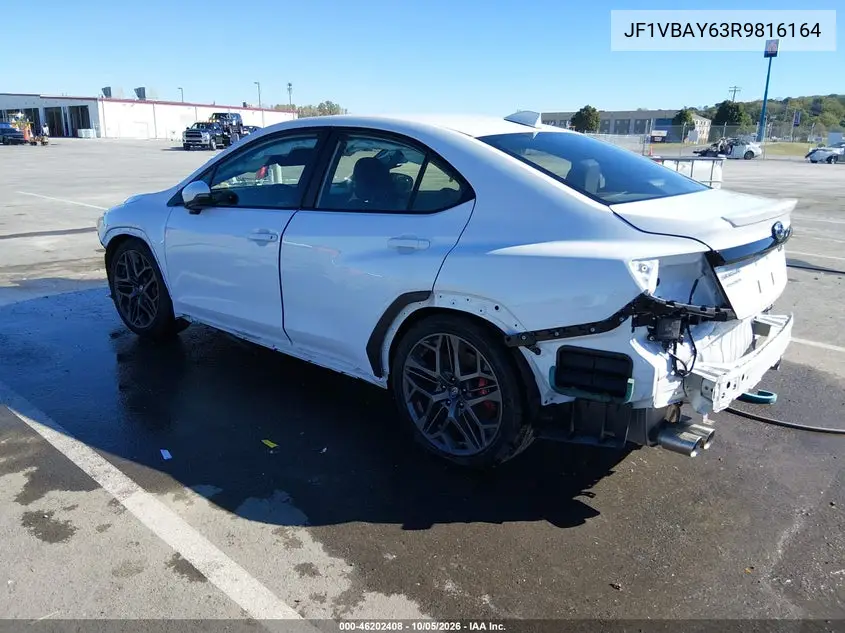 2024 SUBARU WRX VIN JF1VBAY63R9816164 — фото 3