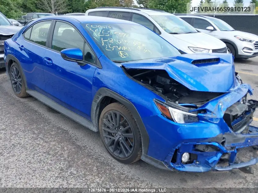 SUBARU WRX 2025, VIN JF1VBAH66S9810123