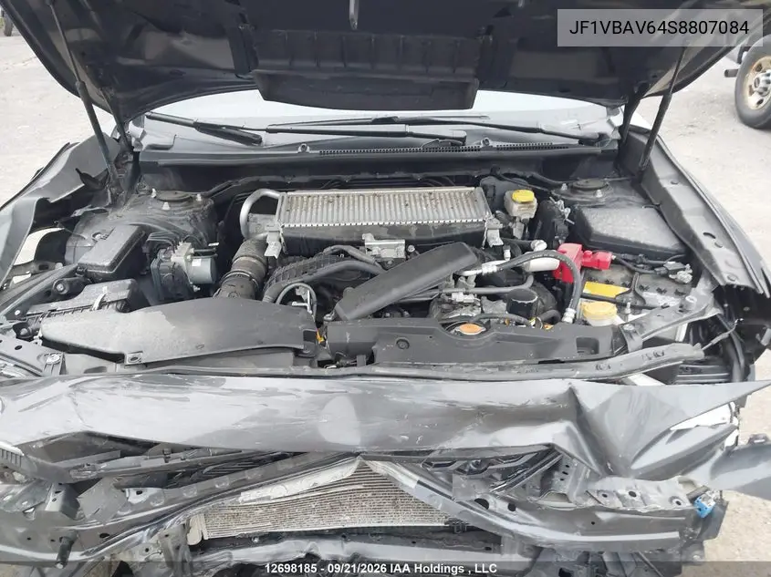 2025 SUBARU WRX VIN JF1VBAV64S8807084 — фото 10