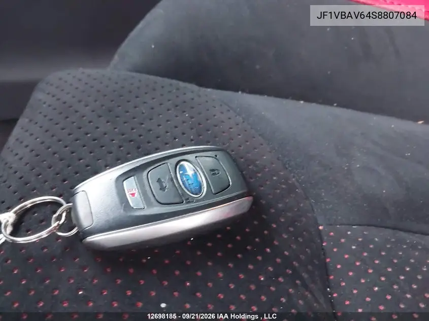 2025 SUBARU WRX VIN JF1VBAV64S8807084 — фото 11