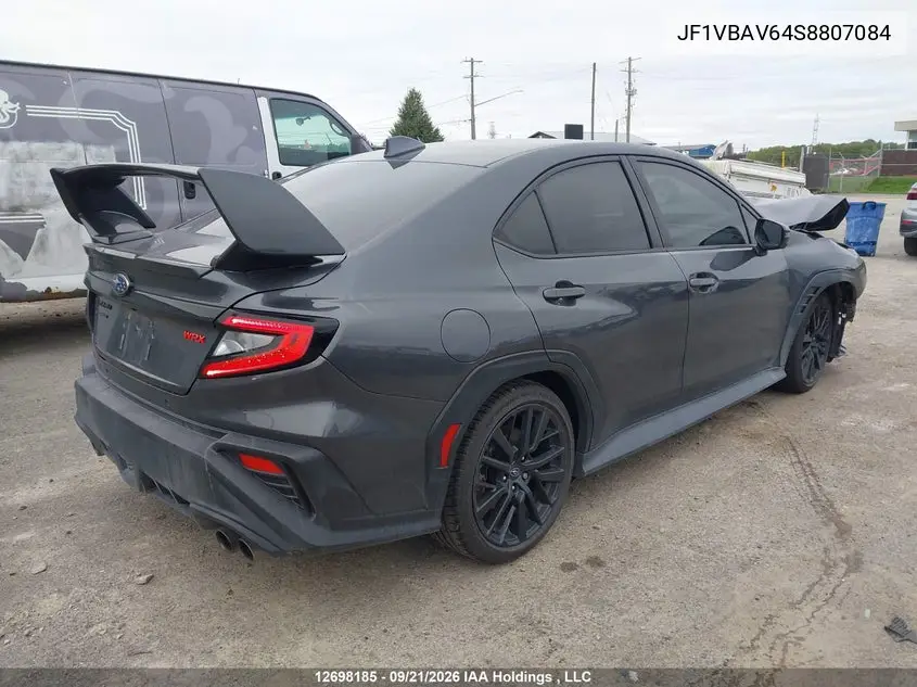 2025 SUBARU WRX VIN JF1VBAV64S8807084 — фото 4