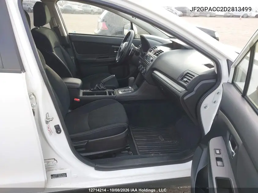 2013 SUBARU XV VIN JF2GPACC2D2813499 — фото 5