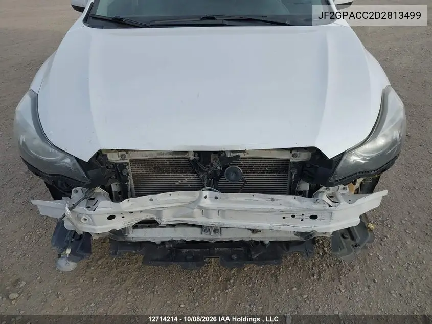 2013 SUBARU XV VIN JF2GPACC2D2813499 — фото 6