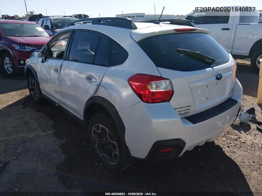 2013 SUBARU XV VIN JF2GPACC2D1840837 — фото 3
