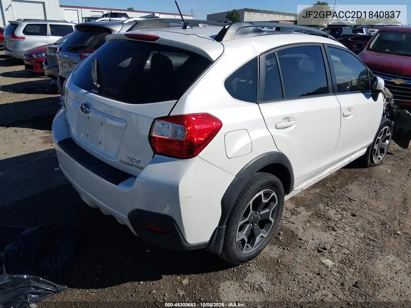 2013 SUBARU XV VIN JF2GPACC2D1840837 — фото 4