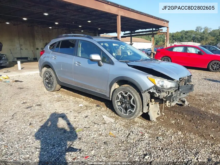 SUBARU XV 2013, VIN JF2GPACC8D2802605
