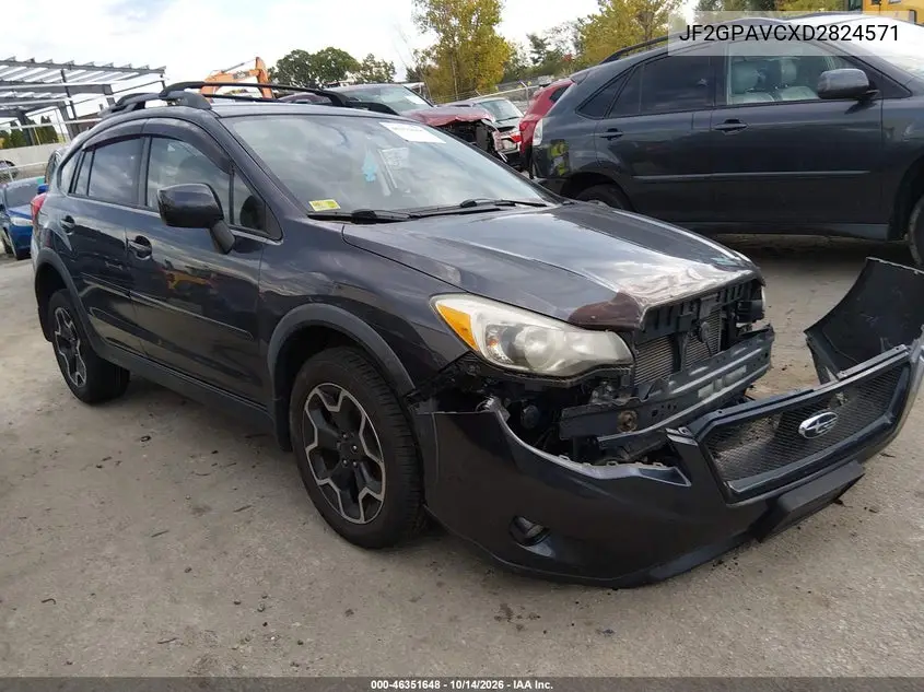 SUBARU XV 2013, VIN JF2GPAVCXD2824571