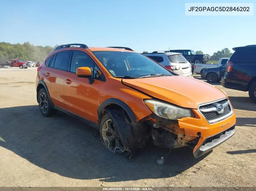 SUBARU XV 2013, VIN JF2GPAGC5D2846202