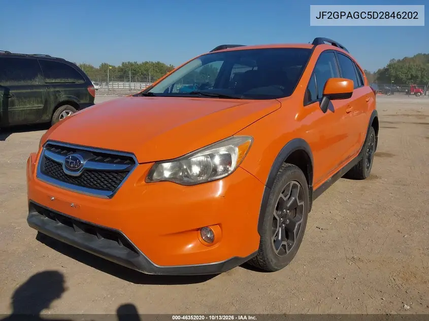 2013 SUBARU XV VIN JF2GPAGC5D2846202 — фото 2
