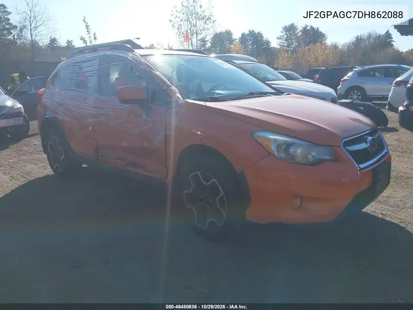 SUBARU XV 2013, VIN JF2GPAGC7DH862088