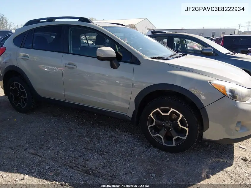 SUBARU XV 2014, VIN JF2GPAVC3E8222934