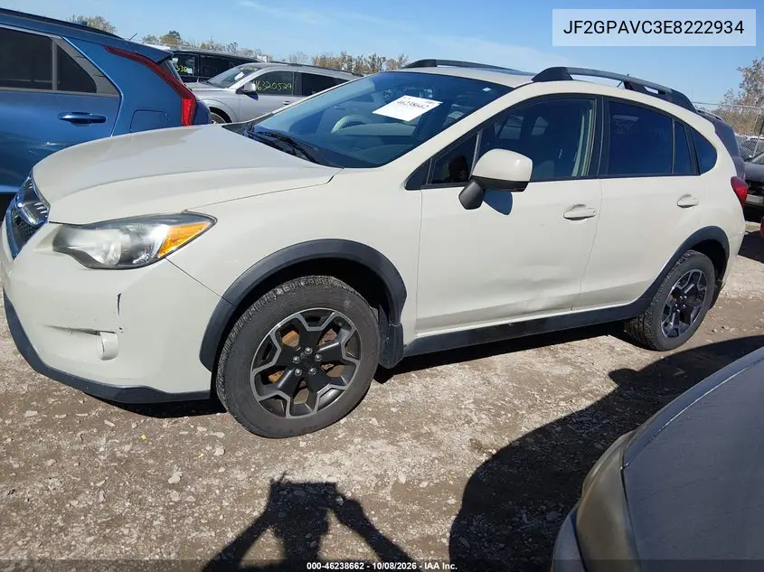 2014 SUBARU XV VIN JF2GPAVC3E8222934 — фото 2