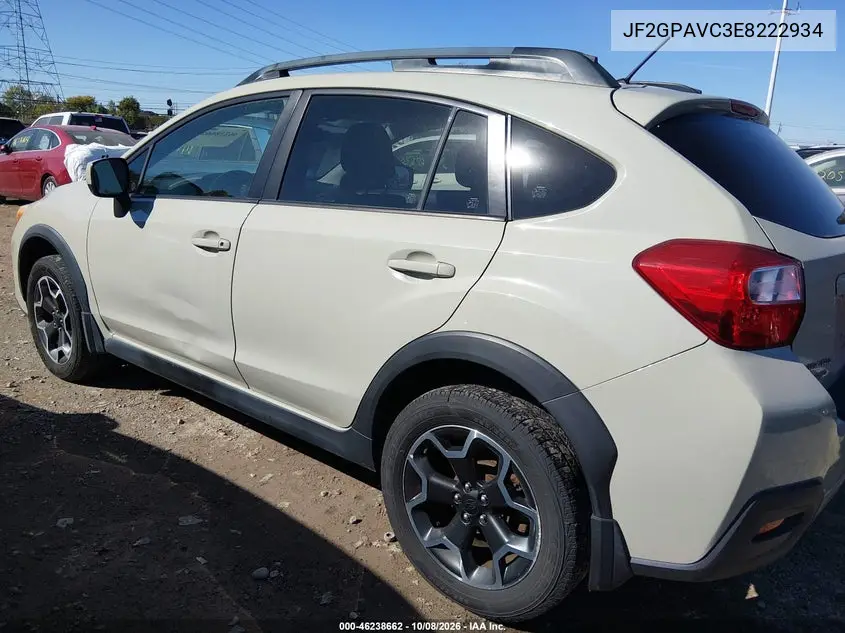 2014 SUBARU XV VIN JF2GPAVC3E8222934 — фото 3