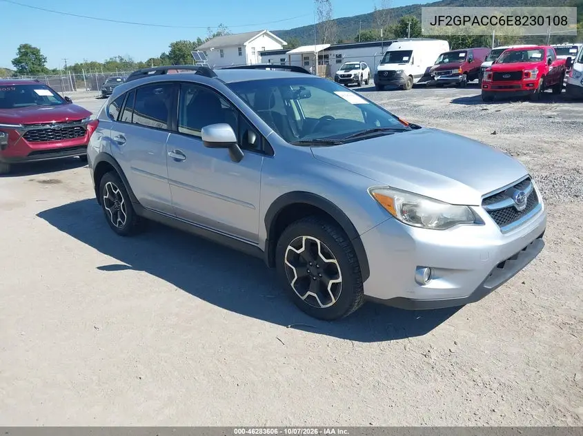 SUBARU XV 2014, VIN JF2GPACC6E8230108