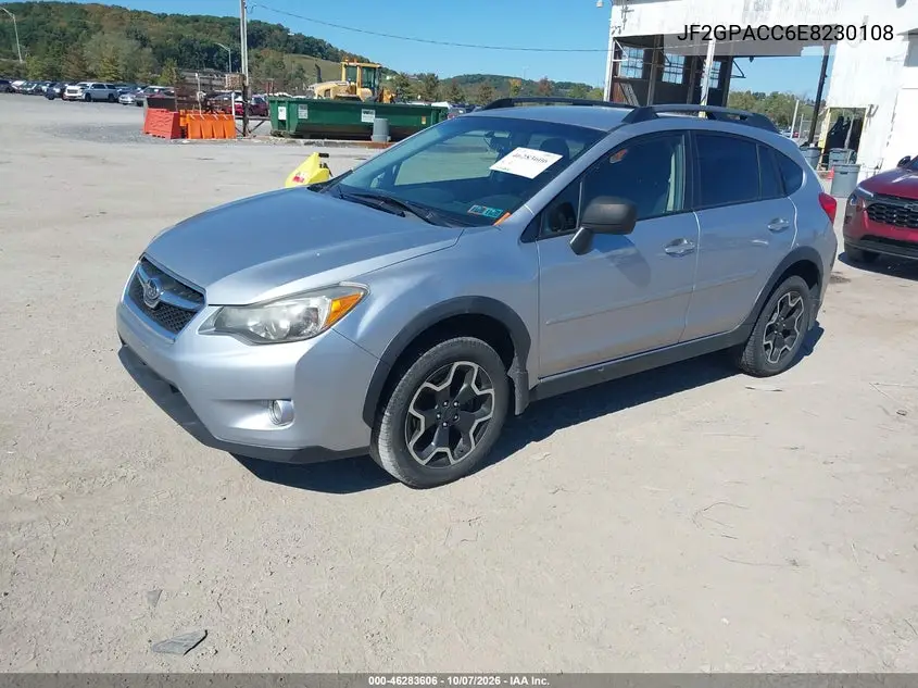 2014 SUBARU XV VIN JF2GPACC6E8230108 — фото 2