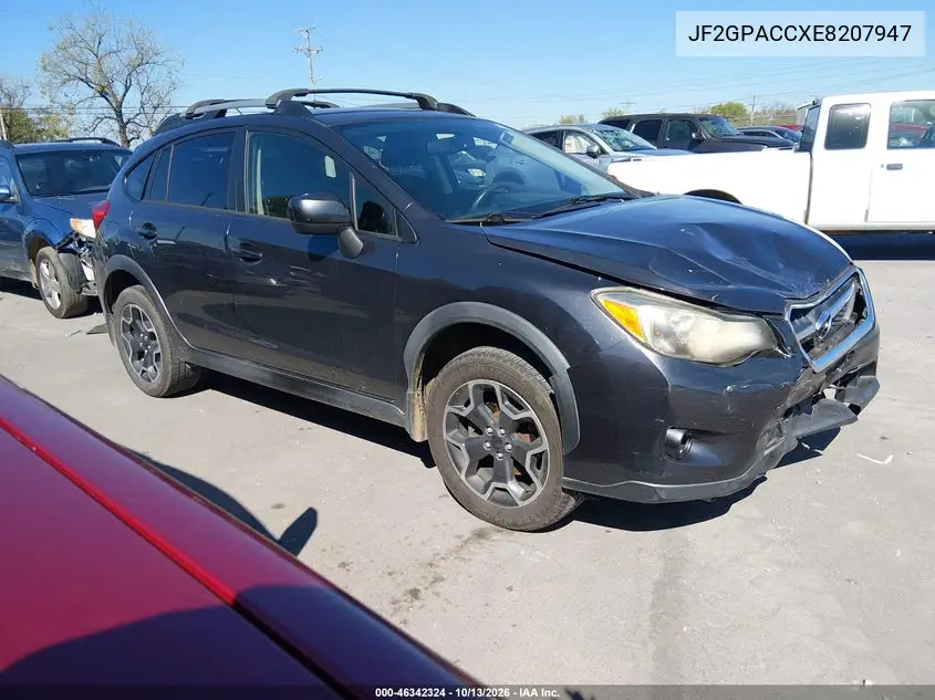 SUBARU XV 2014, VIN JF2GPACCXE8207947