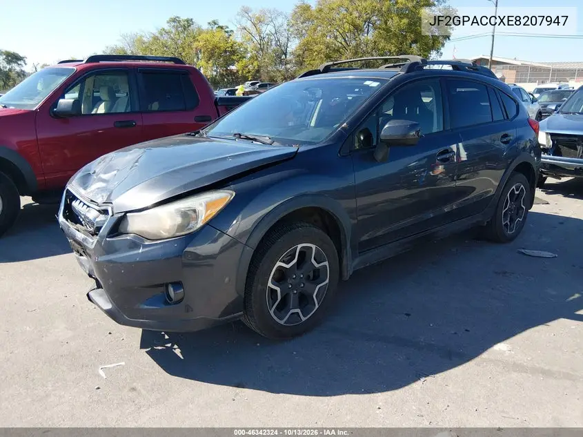 2014 SUBARU XV VIN JF2GPACCXE8207947 — фото 2
