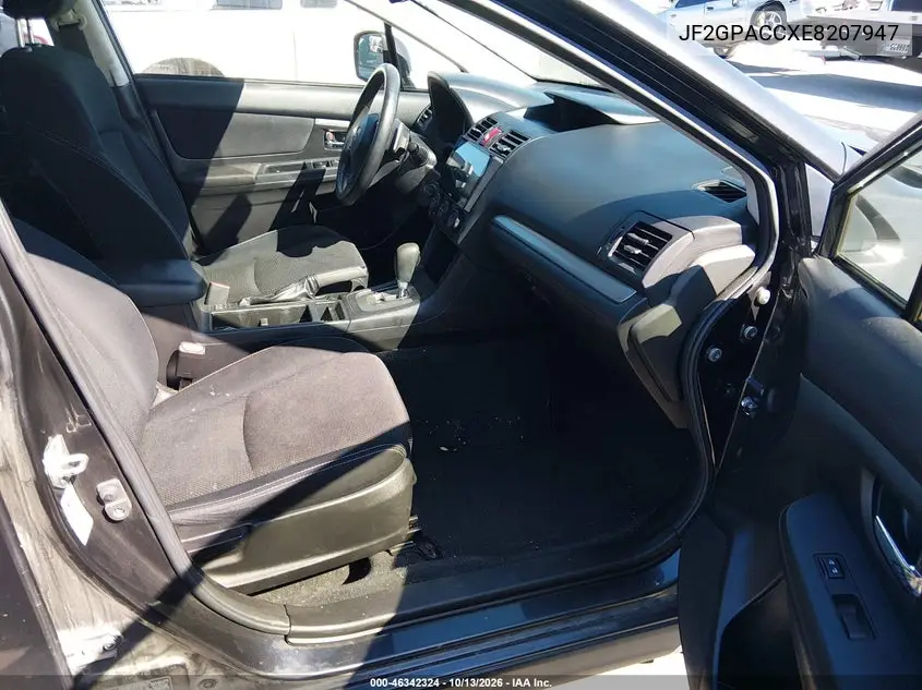 2014 SUBARU XV VIN JF2GPACCXE8207947 — фото 5