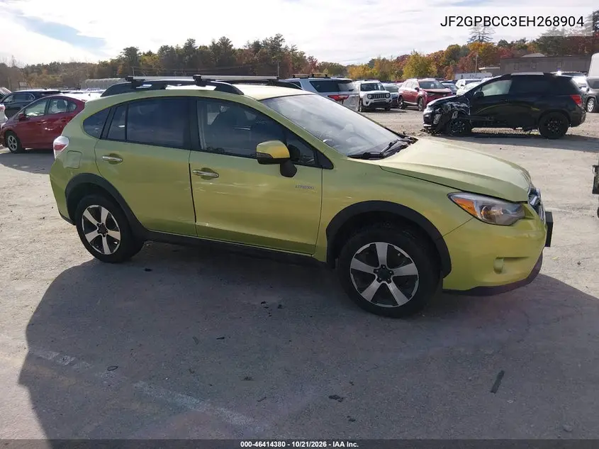 SUBARU XV 2014, VIN JF2GPBCC3EH268904