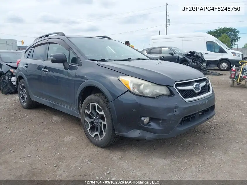 SUBARU XV 2015, VIN JF2GPAPC4F8248750