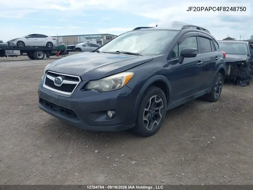 2015 SUBARU XV VIN JF2GPAPC4F8248750 — фото 2