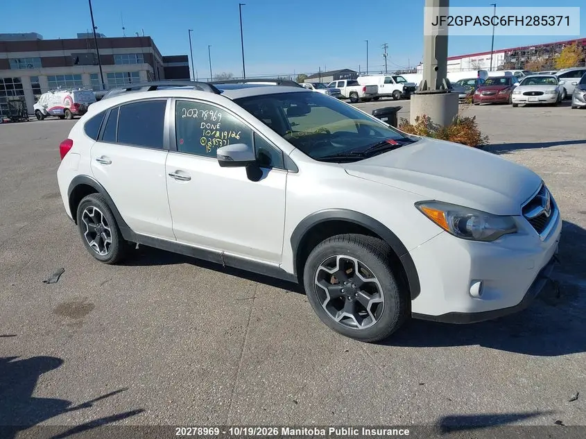 SUBARU XV 2015, VIN JF2GPASC6FH285371