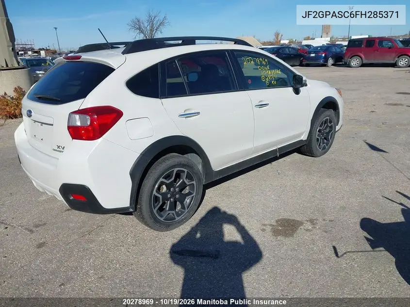 2015 SUBARU XV VIN JF2GPASC6FH285371 — фото 4