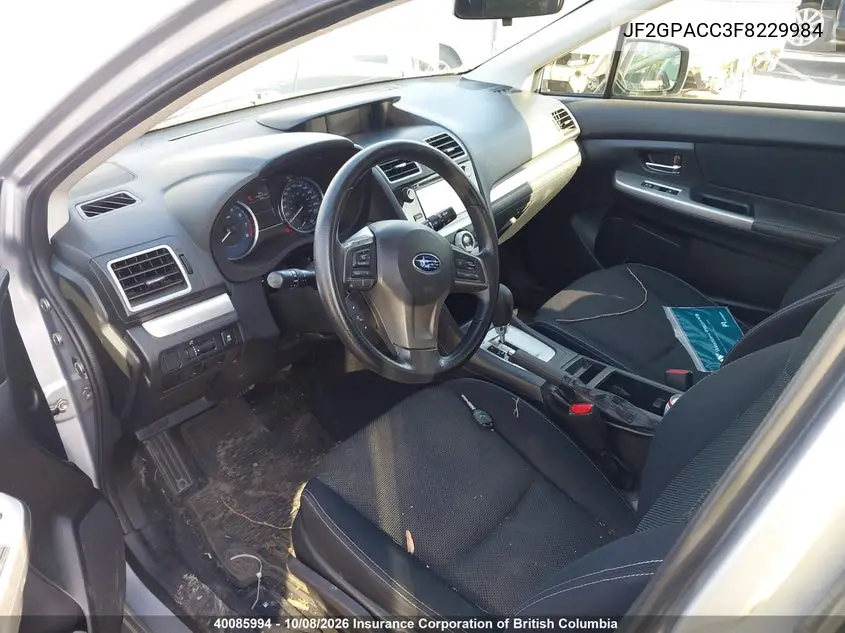 2015 SUBARU XV VIN JF2GPACC3F8229984 — фото 5