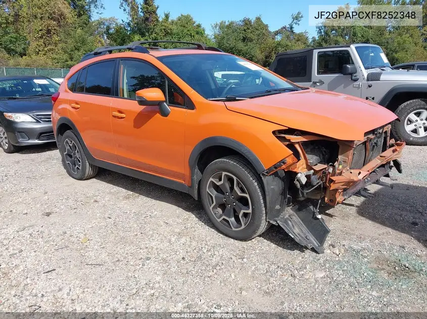 SUBARU XV 2015, VIN JF2GPAPCXF8252348