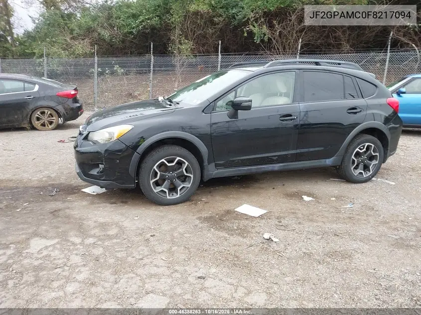 2015 SUBARU XV VIN JF2GPAMC0F8217094 — фото 2