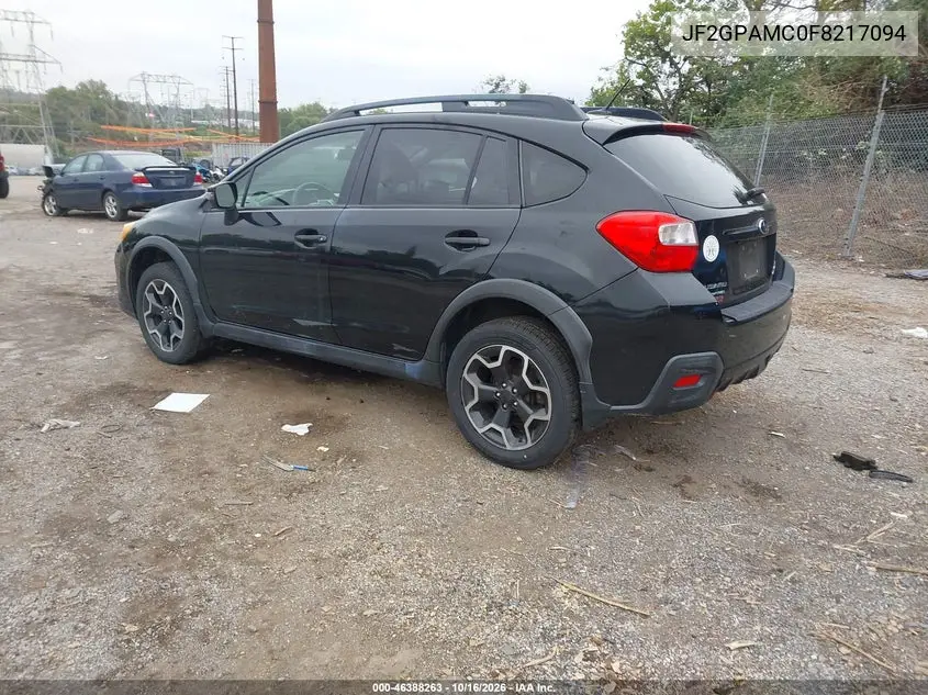 2015 SUBARU XV VIN JF2GPAMC0F8217094 — фото 3