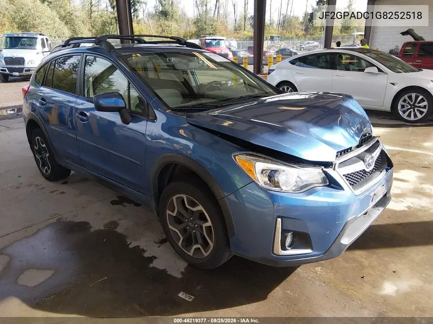 SUBARU XV 2016, VIN JF2GPADC1G8252518