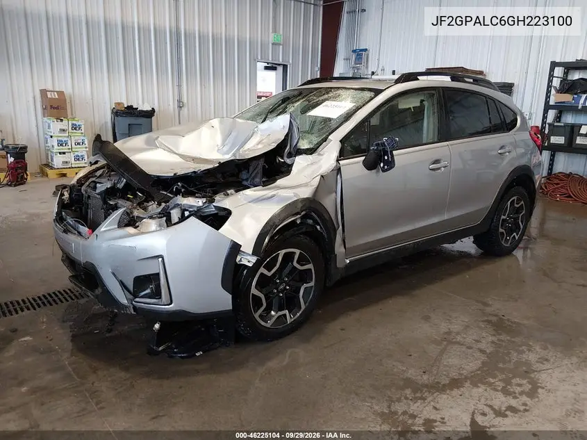 2016 SUBARU XV VIN JF2GPALC6GH223100 — фото 2