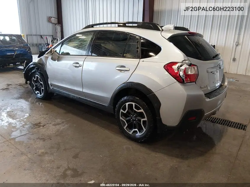 2016 SUBARU XV VIN JF2GPALC6GH223100 — фото 3