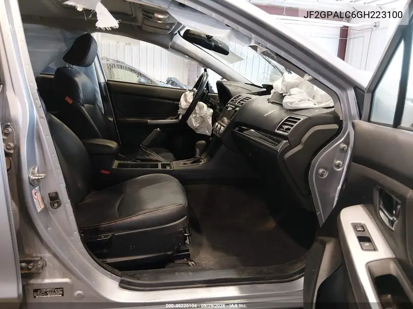 2016 SUBARU XV VIN JF2GPALC6GH223100 — фото 5