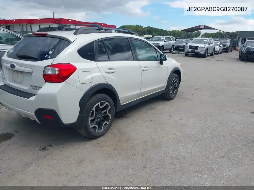2016 SUBARU XV VIN JF2GPABC9G8270087 — фото 4
