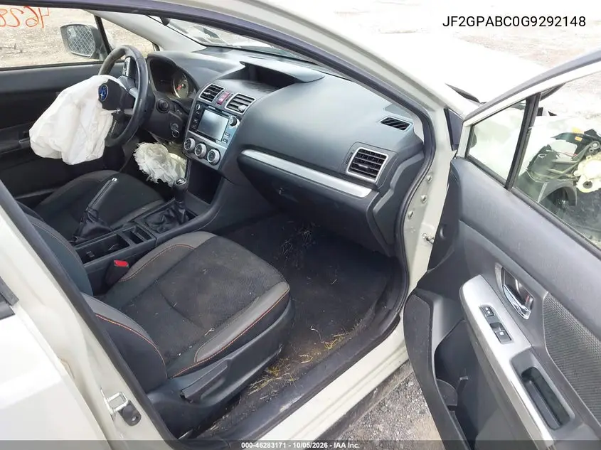 2016 SUBARU XV VIN JF2GPABC0G9292148 — фото 5