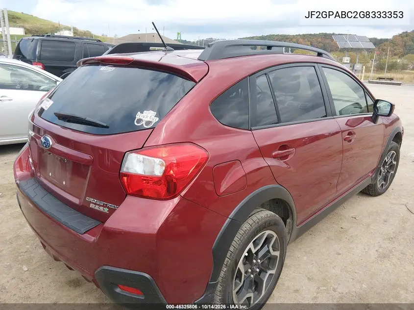 2016 SUBARU XV VIN JF2GPABC2G8333353 — фото 4
