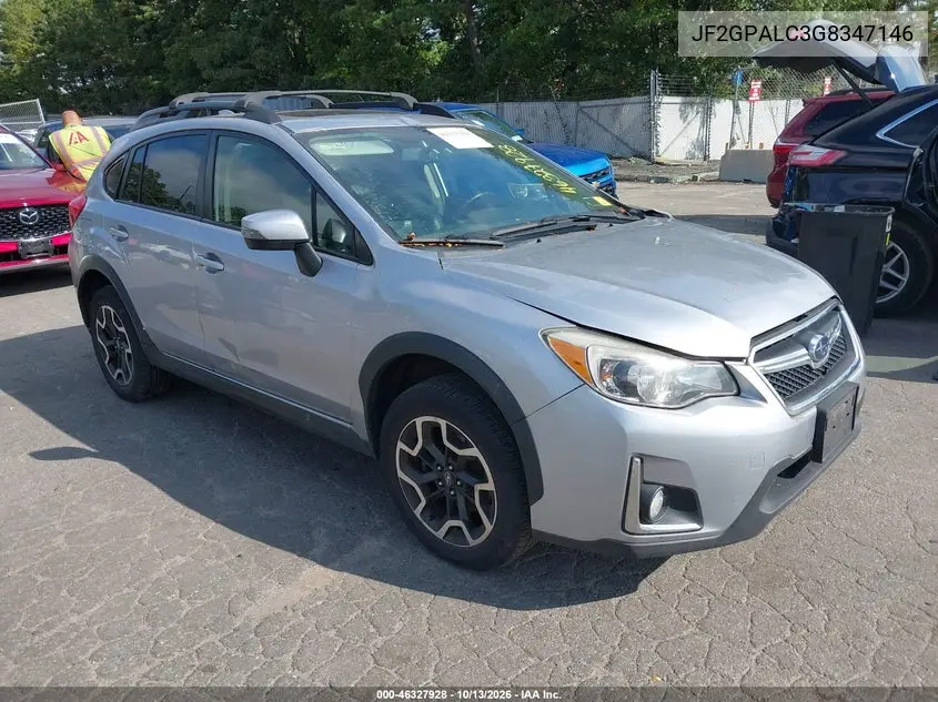 SUBARU XV 2016, VIN JF2GPALC3G8347146