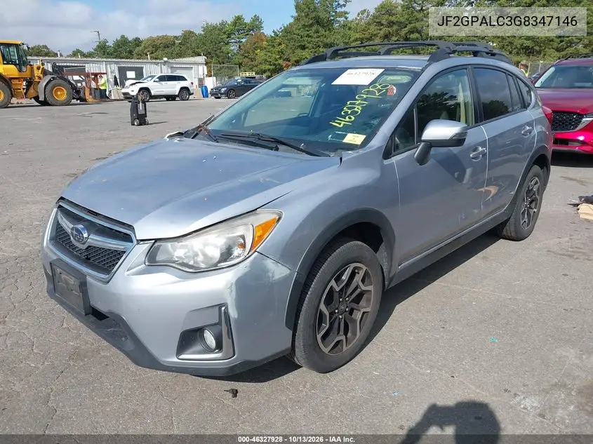 2016 SUBARU XV VIN JF2GPALC3G8347146 — фото 2