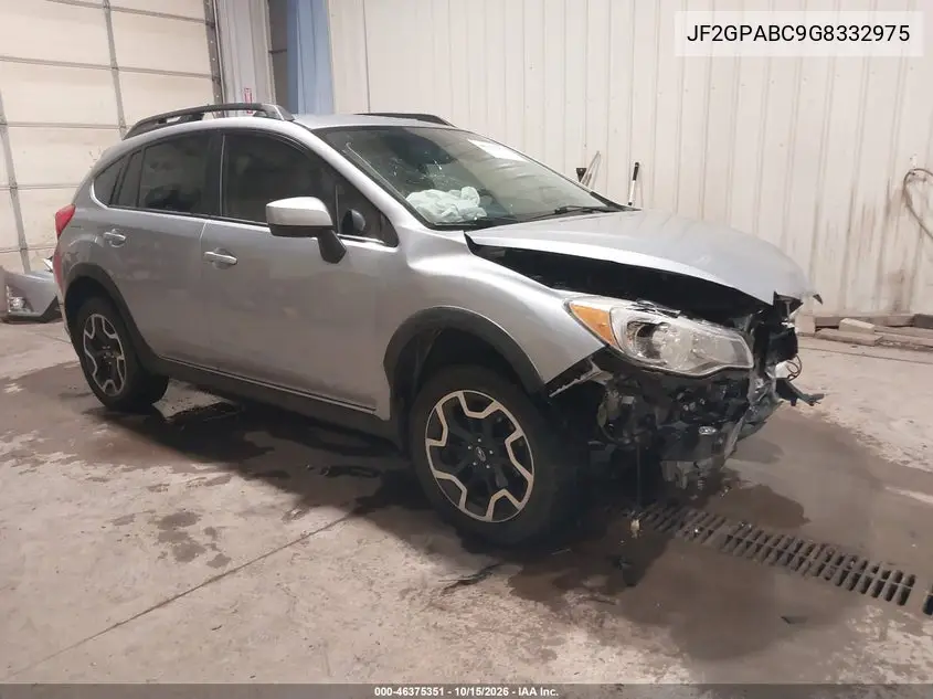 SUBARU XV 2016, VIN JF2GPABC9G8332975