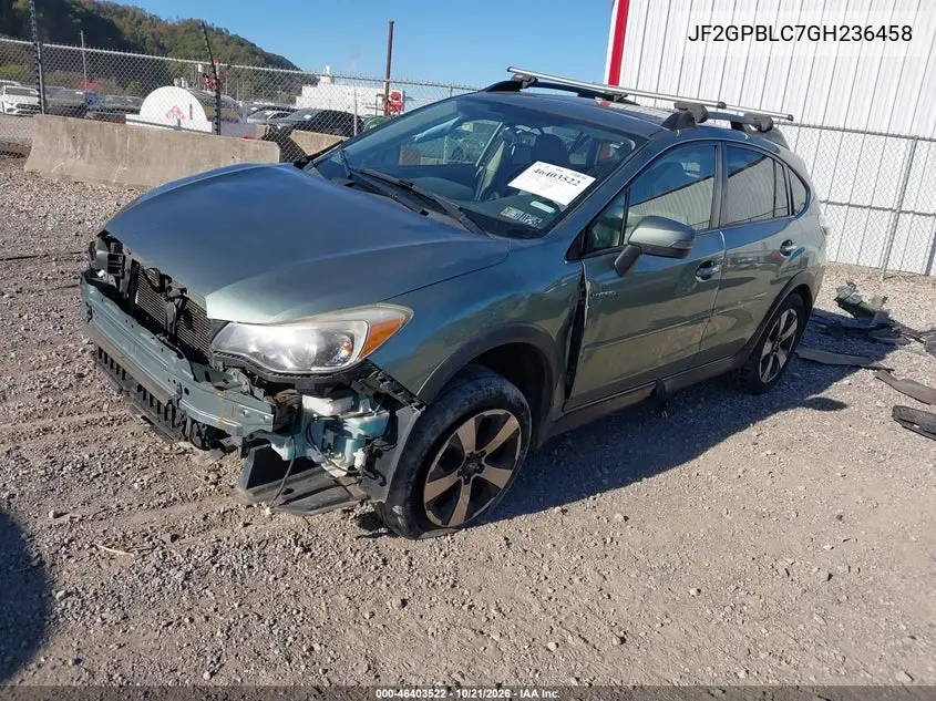 2016 SUBARU XV VIN JF2GPBLC7GH236458 — фото 2