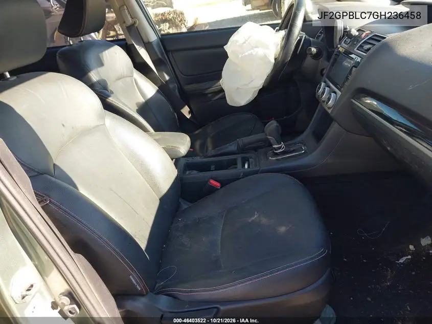 2016 SUBARU XV VIN JF2GPBLC7GH236458 — фото 5