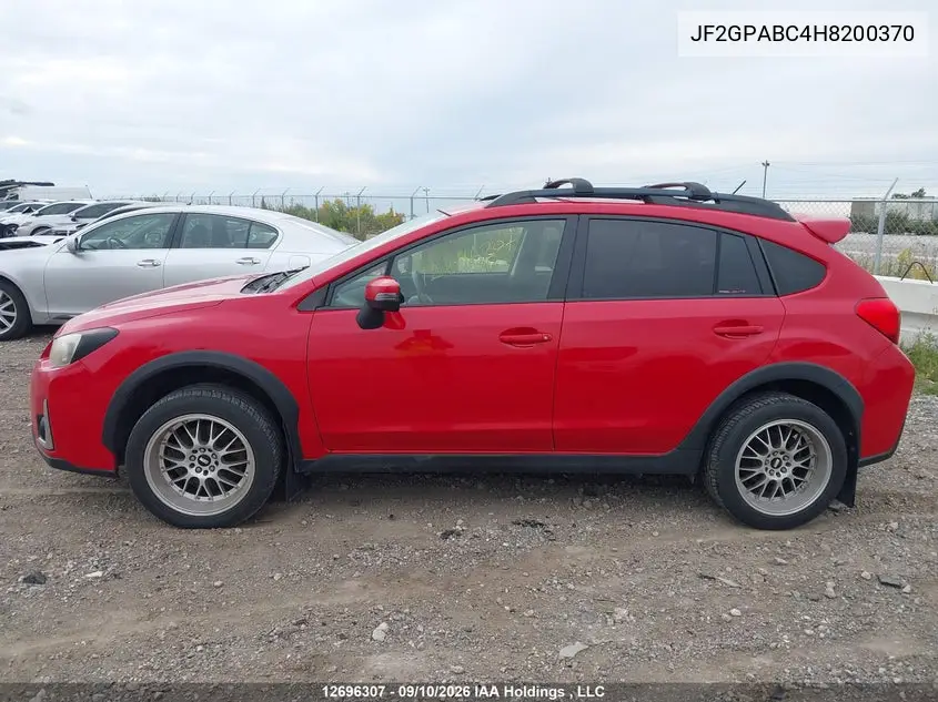 2017 SUBARU XV VIN JF2GPABC4H8200370 — фото 14