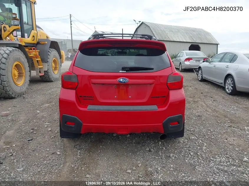 2017 SUBARU XV VIN JF2GPABC4H8200370 — фото 16