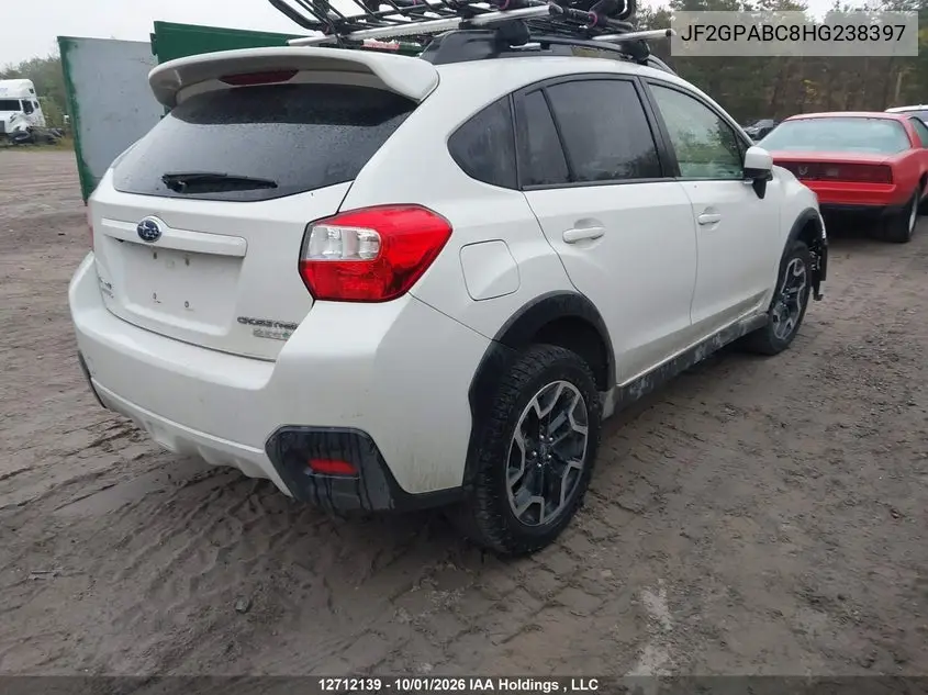 2017 SUBARU XV VIN JF2GPABC8HG238397 — фото 4