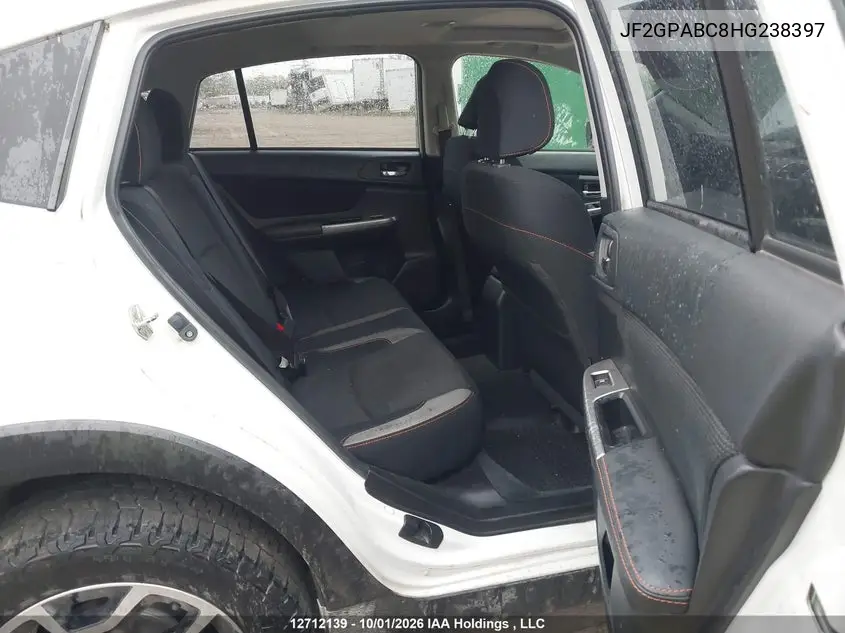 2017 SUBARU XV VIN JF2GPABC8HG238397 — фото 8