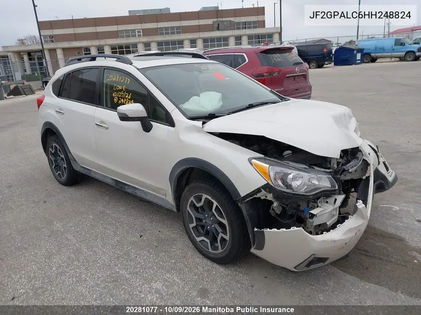 SUBARU XV 2017, VIN JF2GPALC6HH248824